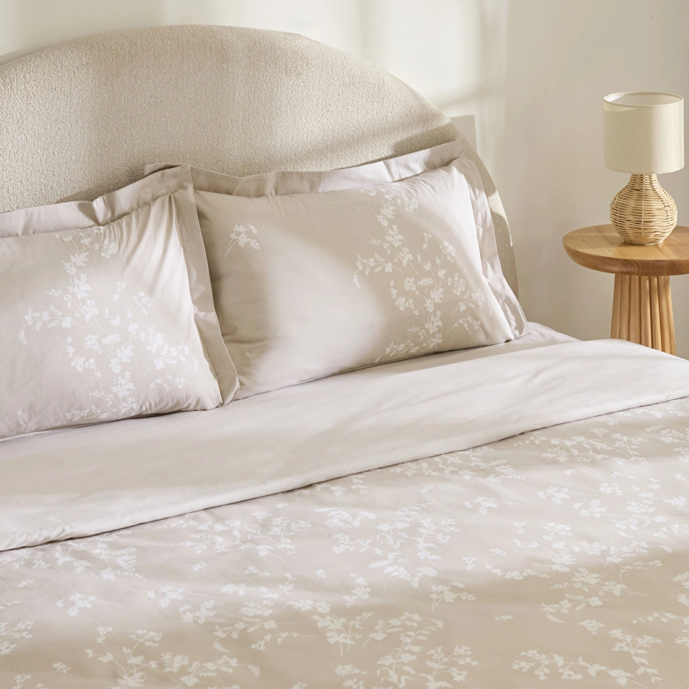 Kaşmir Home Fancy %100 Pamuk Çift Kişilik Nevresim Takımı Bej  görseli 7