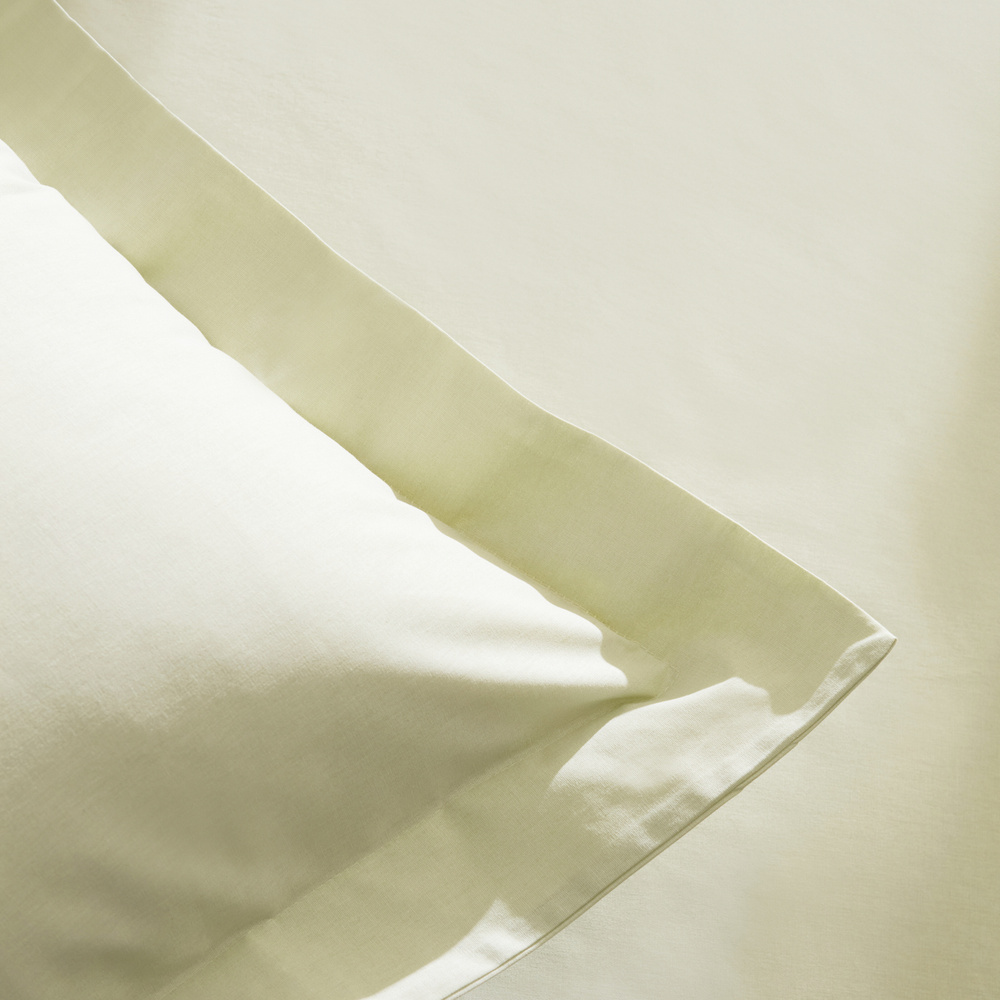 Kaşmir Home Basic %100 Pamuk Çift Kişilik Çarşaf Takımı Çağla görseli 3