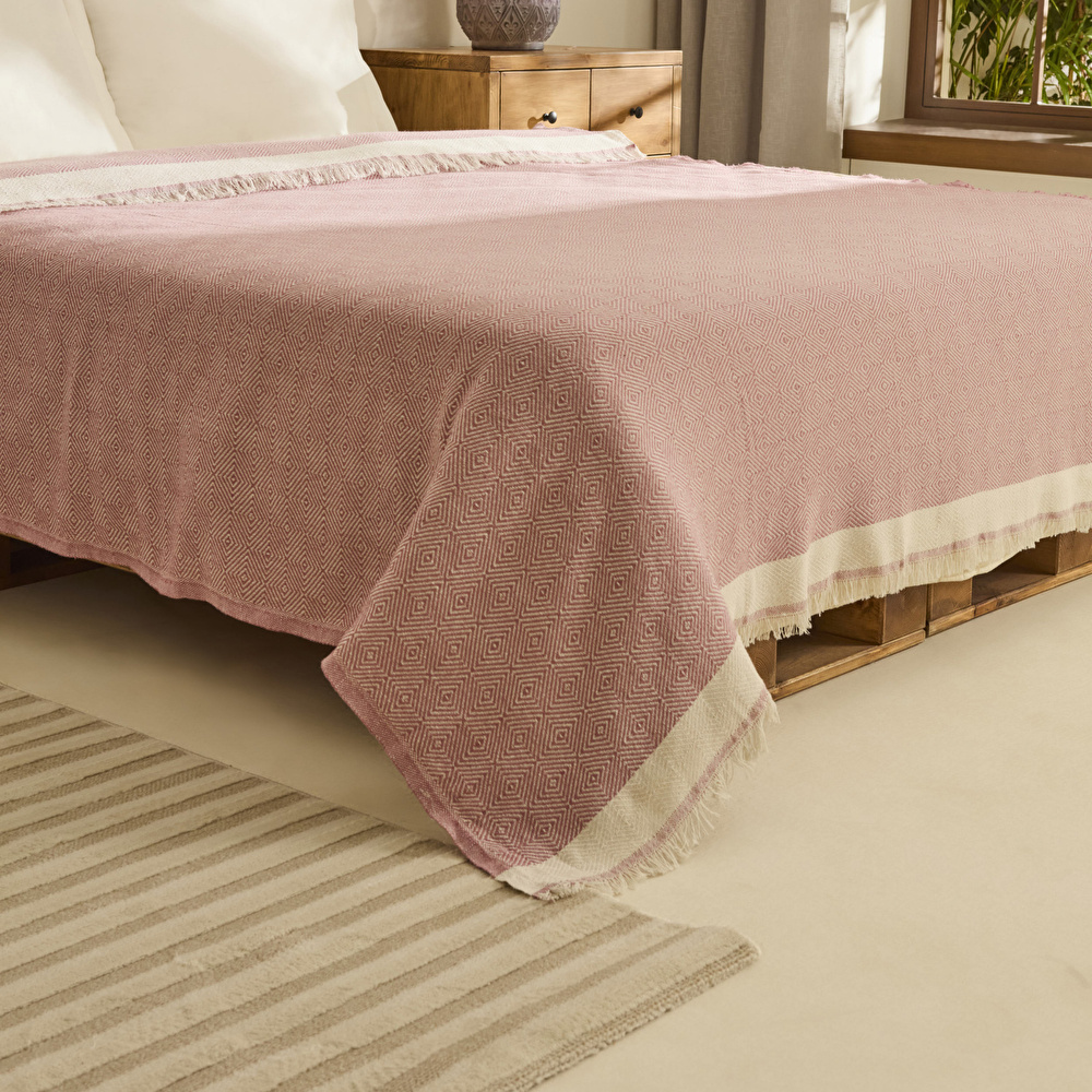 Kaşmir Home Frida Çift Kişilik Pike Rose görseli 2
