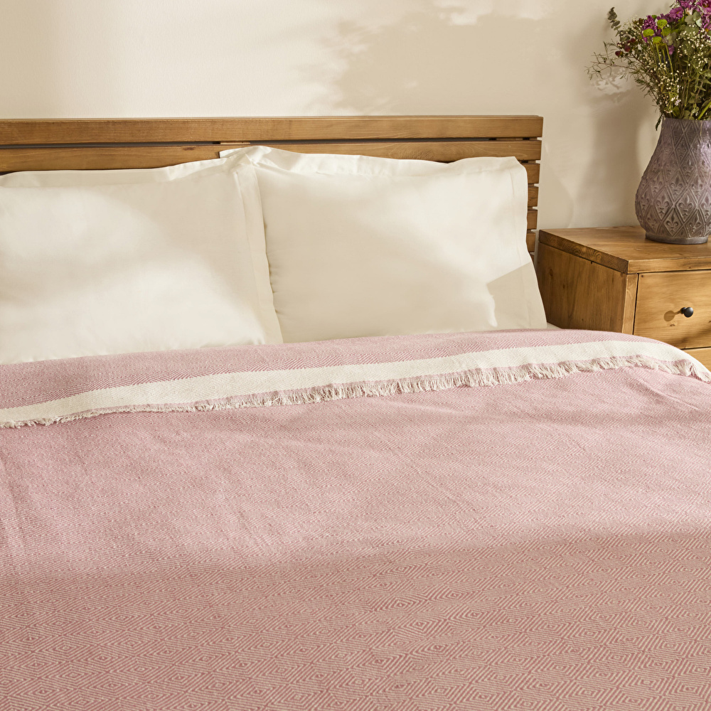 Kaşmir Home Frida Çift Kişilik Pike Rose görseli 7