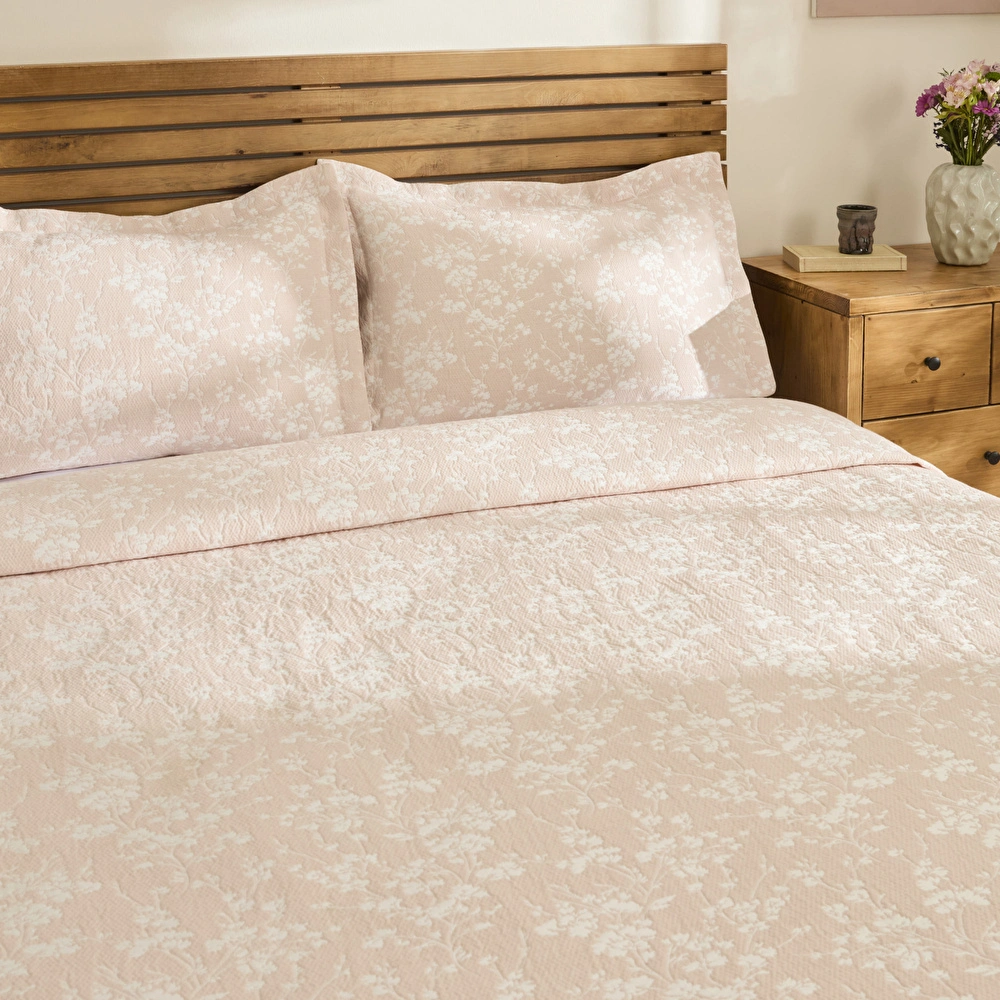 Kaşmir Home Eternal Çift Kişilik Yatak Örtüsü Takımı Rose görseli 6