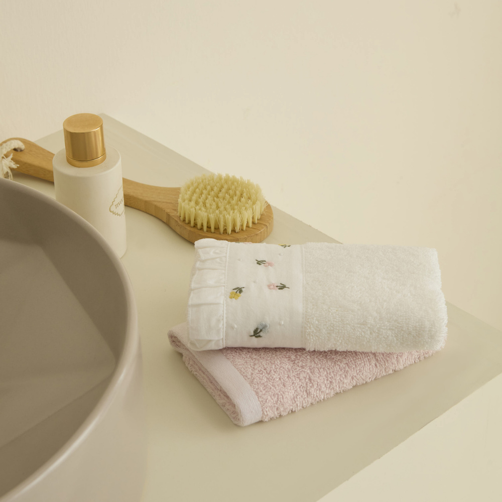 Kaşmir Home Nils 2'li El Havlusu Set Offwhite  görseli 1