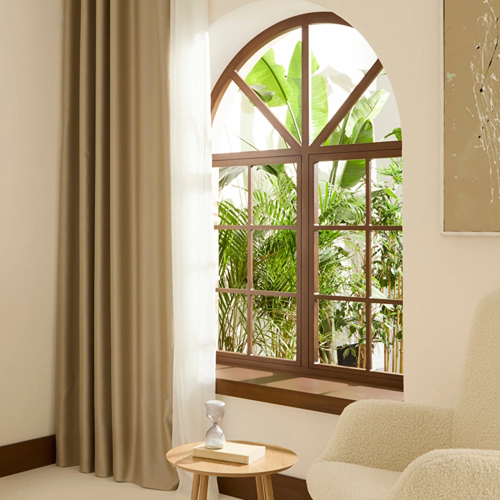 Kaşmir Home Harper Star Blackout Koyu Taş Perde 150x270 cm görseli 2