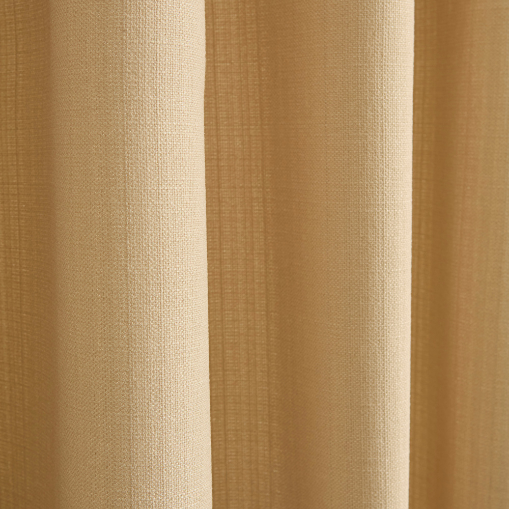 Kaşmir Home Perla Keten Fon Perde Açık Taş 150x270 cm görseli 7
