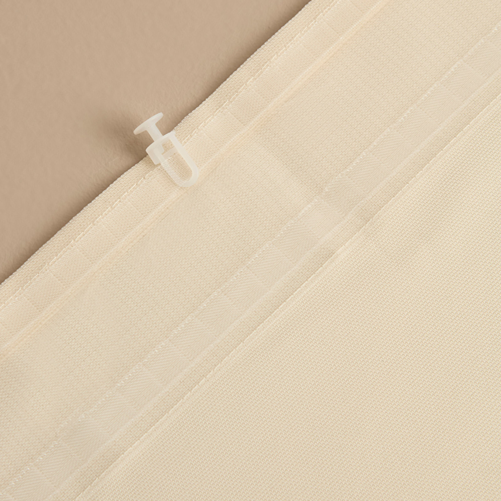 Kaşmir Home Holly Ada Fon Perde Krem 150x270 cm görseli 5