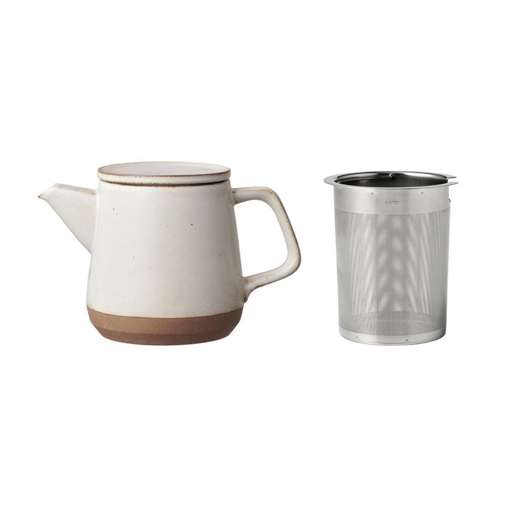 Kinto Ceramic Lab Çaydanlık 500 ml Beyaz görseli 2