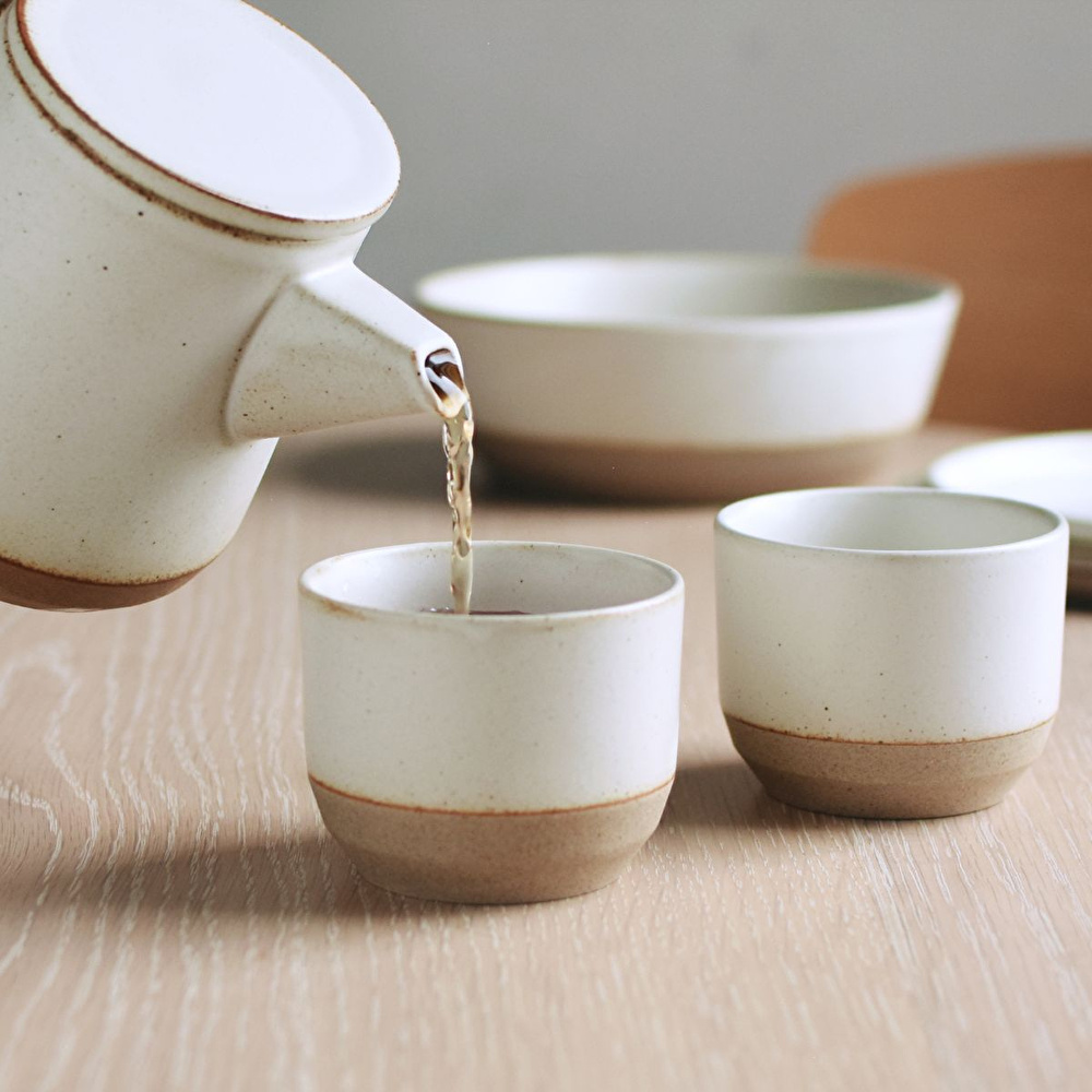 Kinto Ceramic Lab Bardak 180 ml Beyaz görseli 2