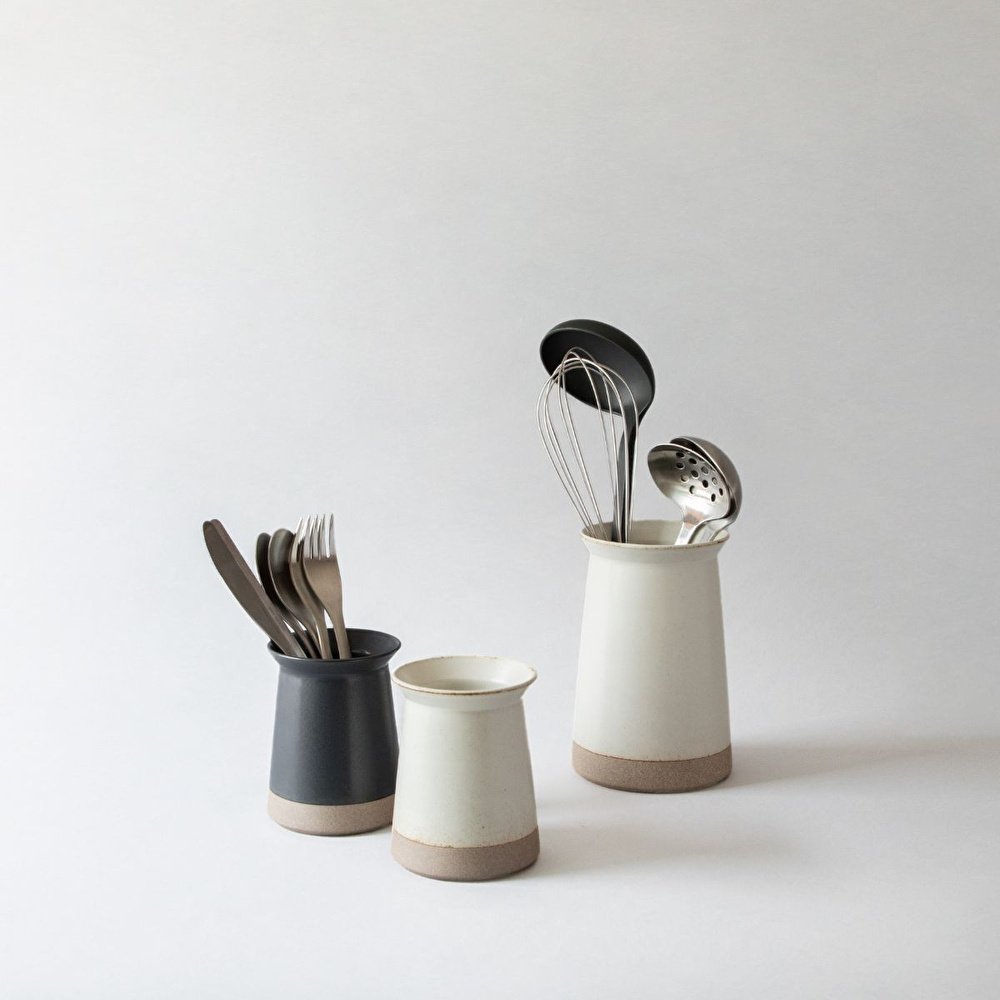 Kinto Ceramic Lab Çatal Bıçak Düzenleyici 6 cm Beyaz görseli 2