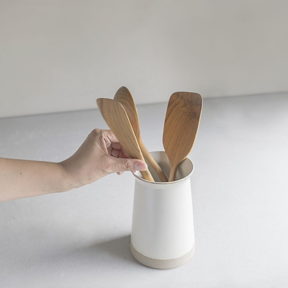 Kinto Ceramic Lab Çatal Bıçak Düzenleyici 7,5 cm Beyaz  görseli 3
