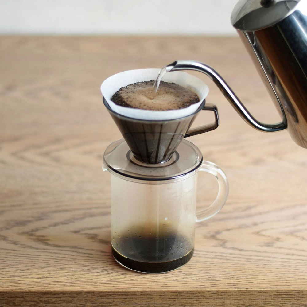 Kinto Slow Coffe Kahve Sürahisi Şeffaf görseli 3