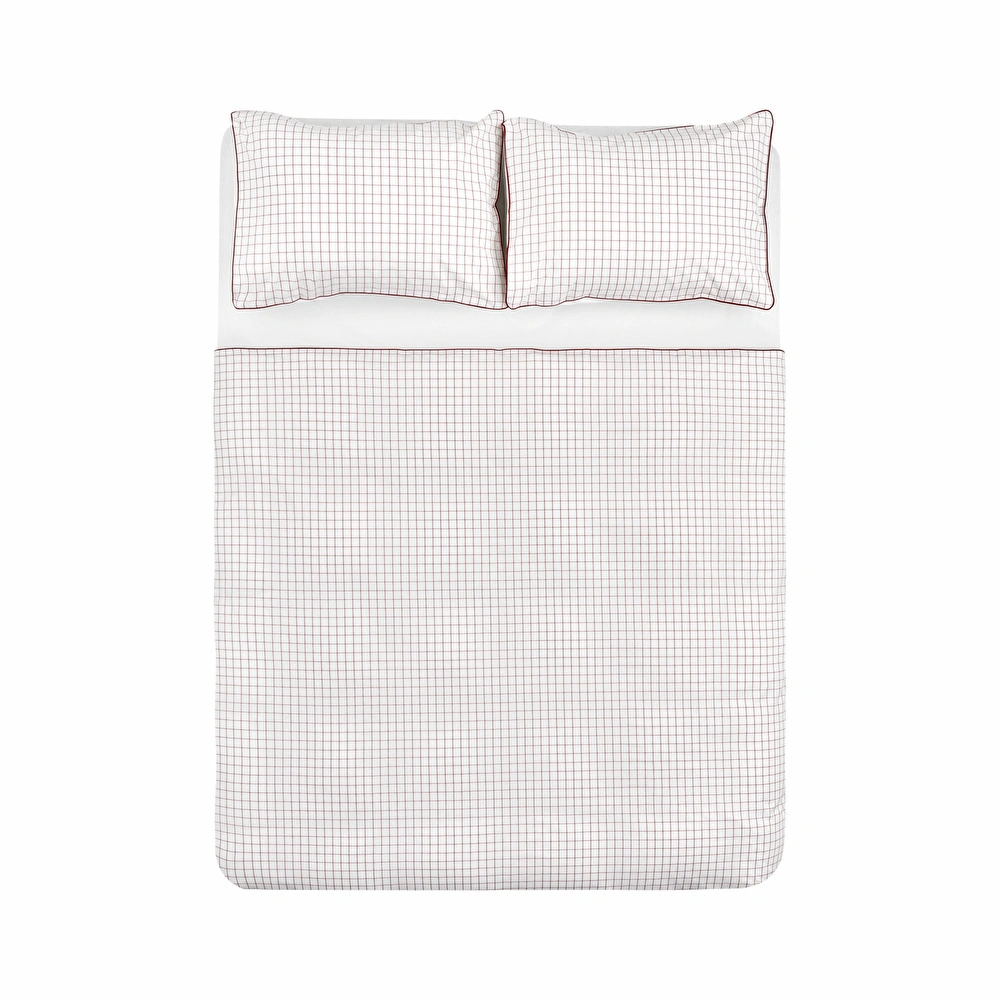  Nautica Home Daren %100 Pamuk Çift Kişilik Nevresim Takımı Red görseli 8