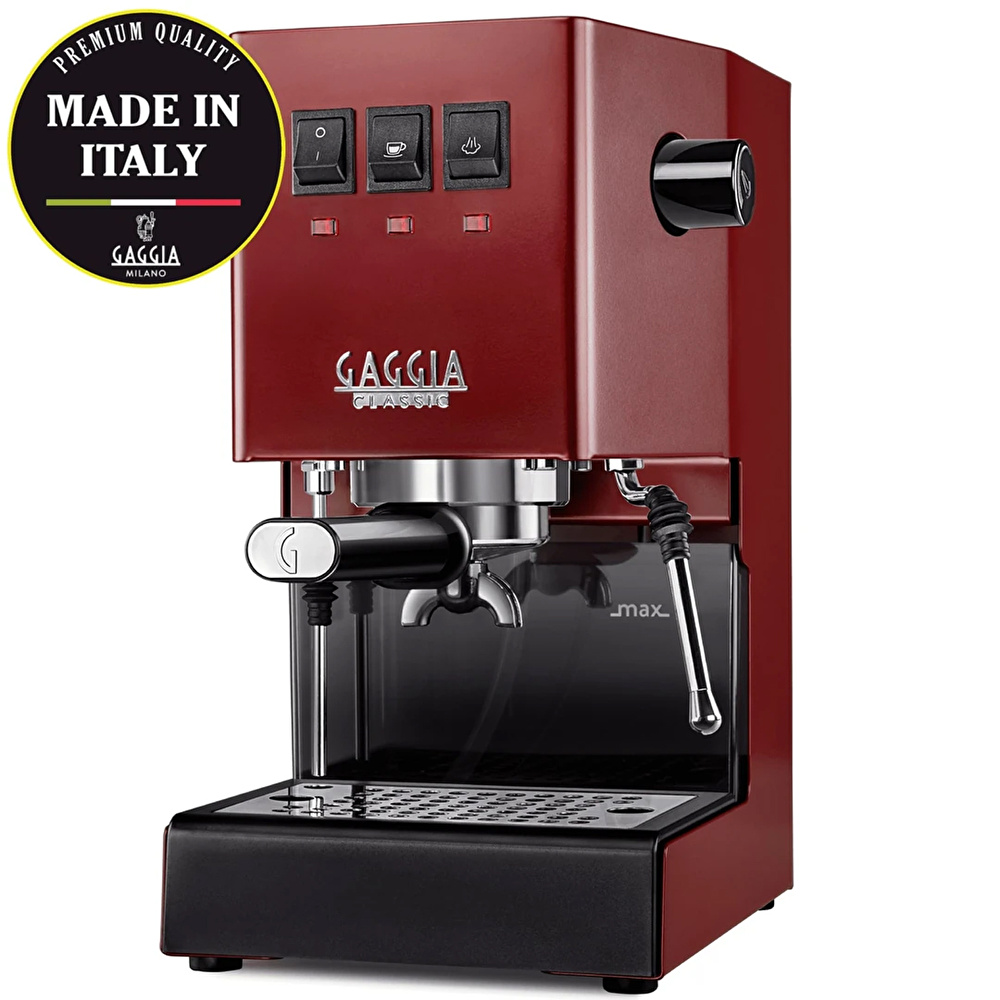 Gaggia New Classic Evo 2023 Espresso Makinesi Kırmızı görseli 1