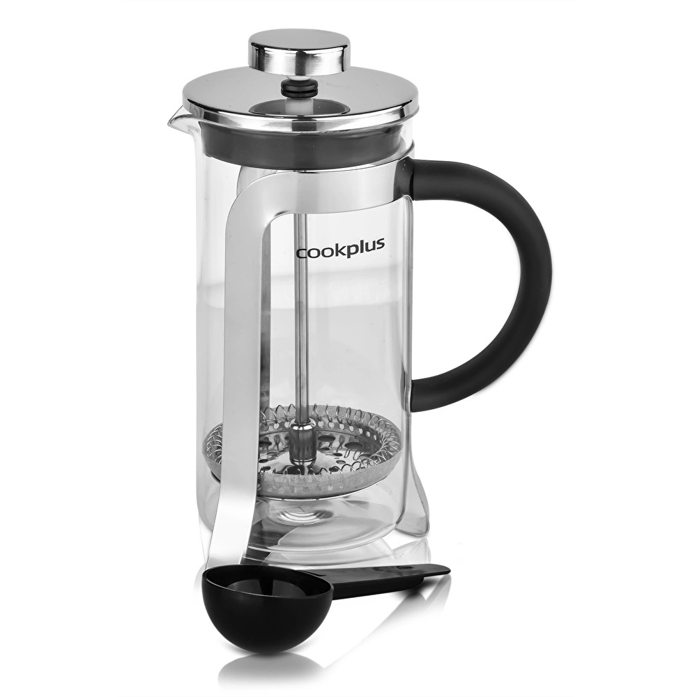 Karaca Coffee Bean Borosilikat Cam French Press Metalik 350 Ml görseli 4