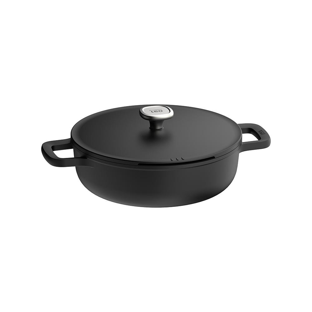 Berghoff Leo Phantom Yapışmaz Kapaklı Sote Tavası 28 Cm görseli 1