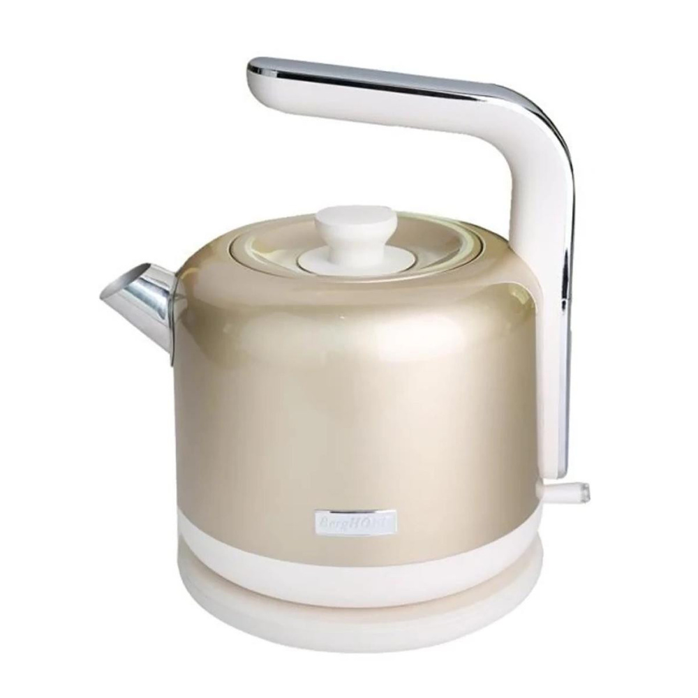 Berghoff Gem Metallic 1.7 L Su Isıtıcı – 2200 W, Paslanmaz Çelik | Vanilya Krem görseli 1