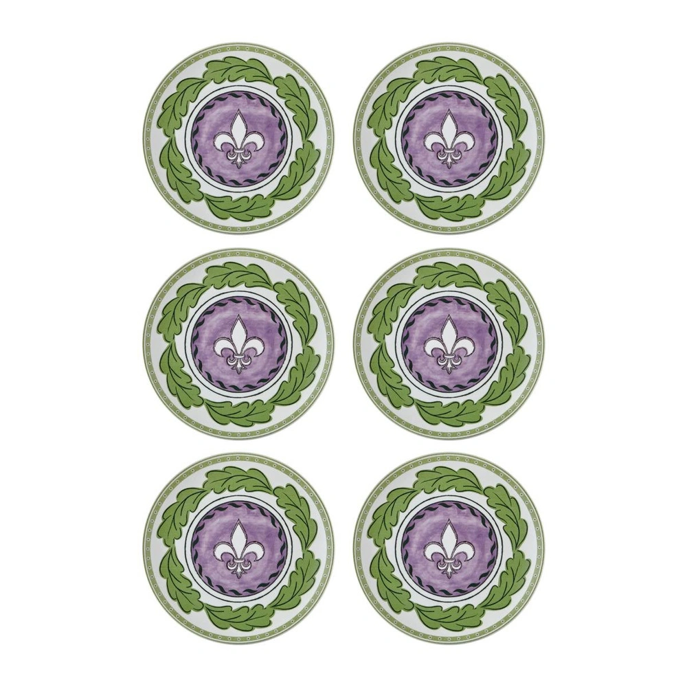 The Mia Provence Lavanta Pasta Tabağı 6lı Set 19 Cm Prc001 görseli 2