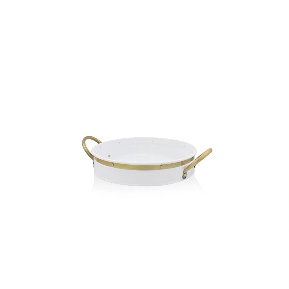 The Mia Galvin Tepsi Beyaz 30 Cm görseli 1