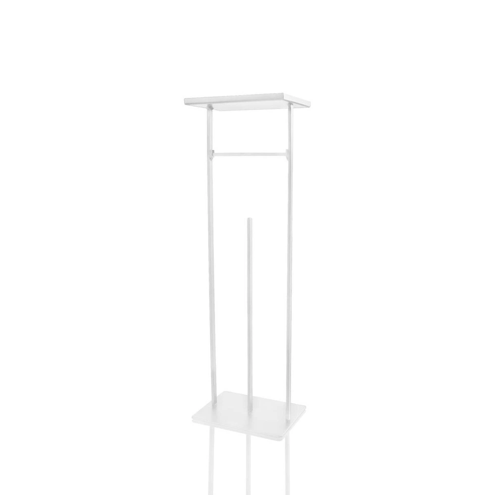 The Mia Tepsili Tuvalet Kağıdı Standı Beyaz 54x15x12 Cm görseli 1