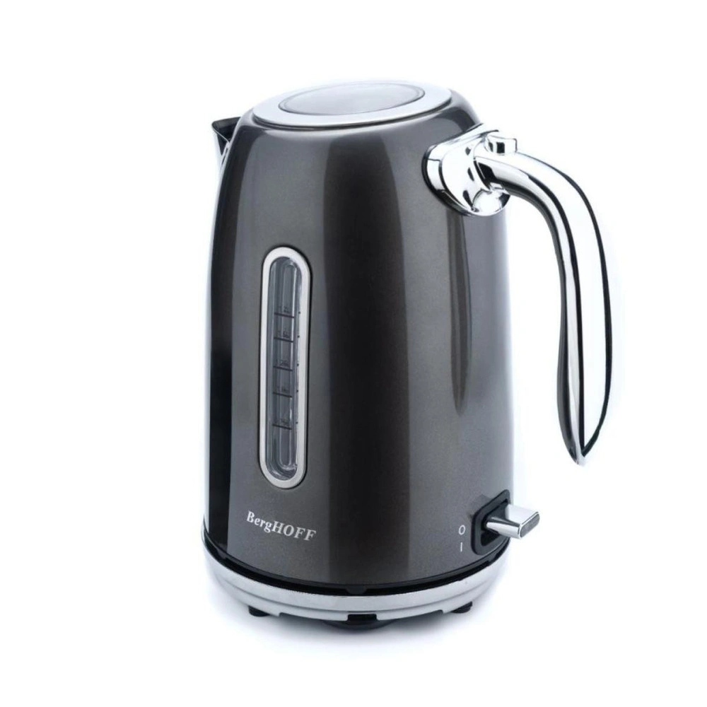 Berghoff Gem Metallic 1.7 Litre Su Isıtıcısı – 2200 W, Paslanmaz Çelik Gövde | Silver görseli 1
