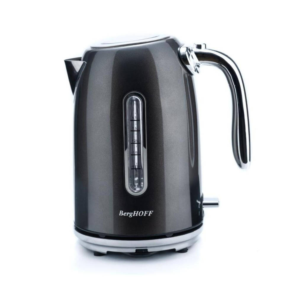 Berghoff Gem Metallic 1.7 Litre Su Isıtıcısı – 2200 W, Paslanmaz Çelik Gövde | Silver görseli 2