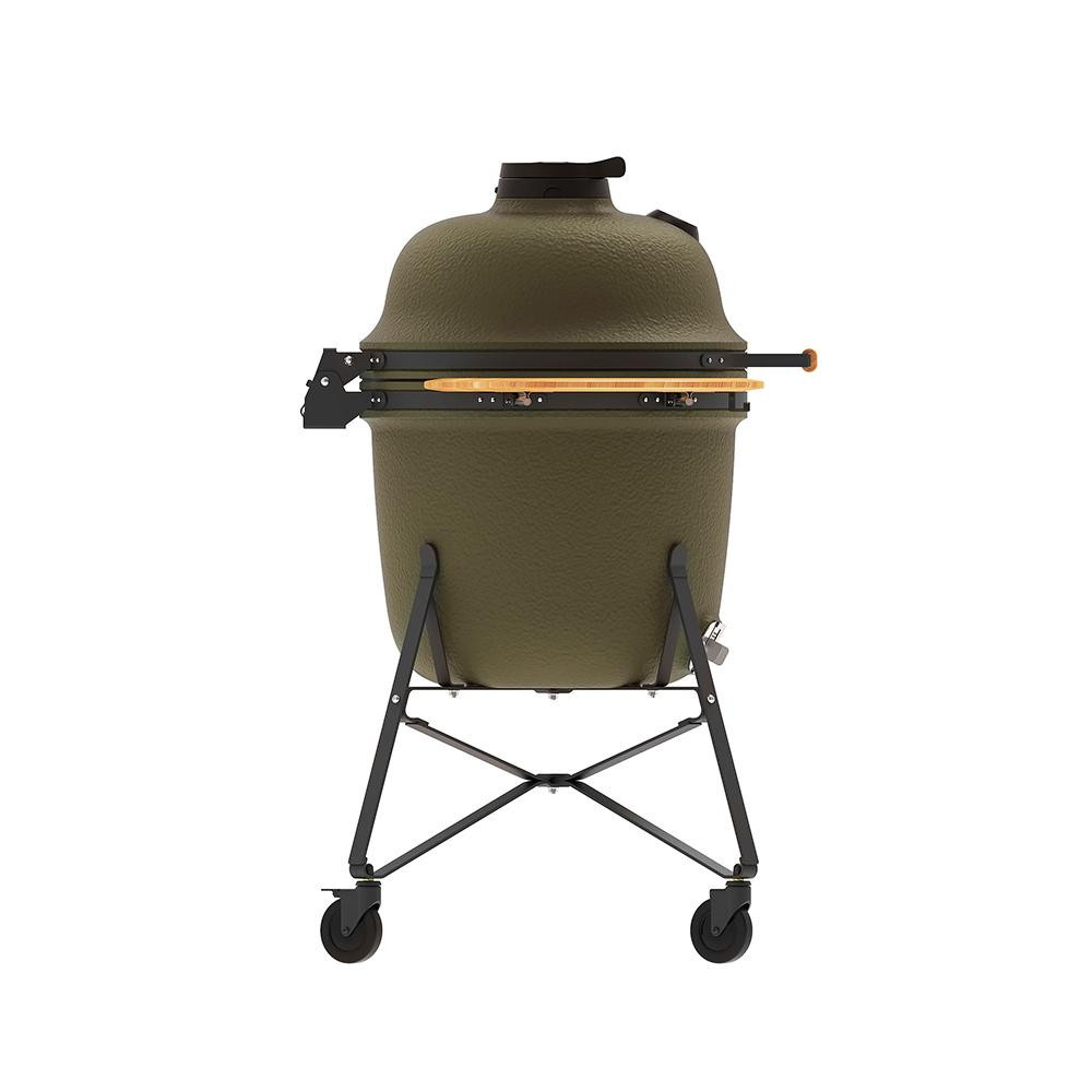 Berghoff Ron Mat Haki Yeşil Büyük Seramik Barbekü Ve Fırın 58 Cm görseli 2