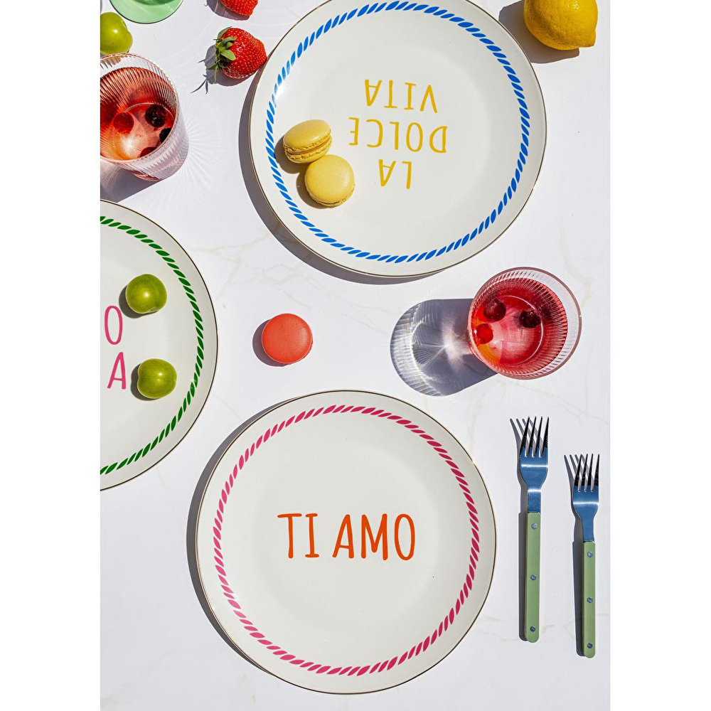 The Mia Ti Amo Servis Tabağı 6 Kişilik görseli 2