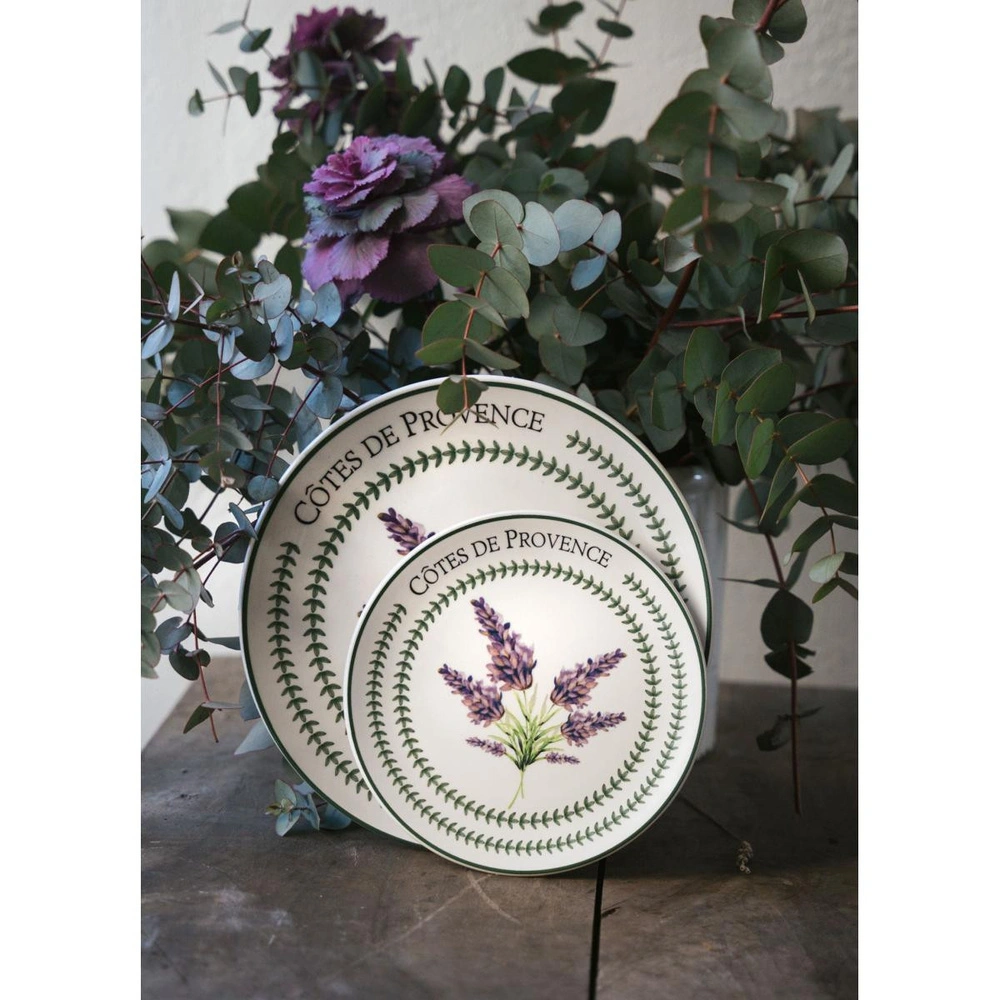 The Mia Provence Lavanta Pasta Tabağı 6lı Set 19 Cm Prc002 görseli 3