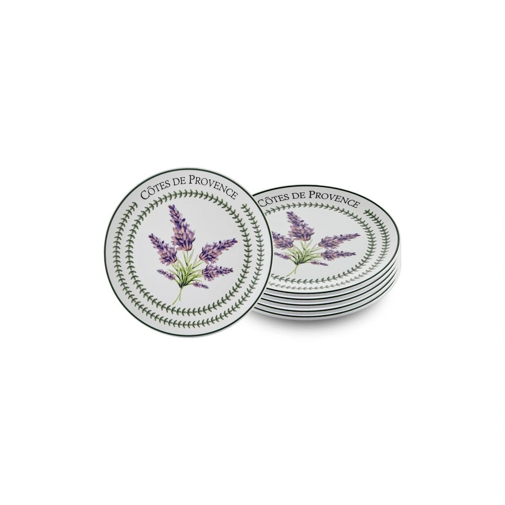 The Mia Provence Lavanta Pasta Tabağı 6lı Set 19 Cm Prc002 görseli 5
