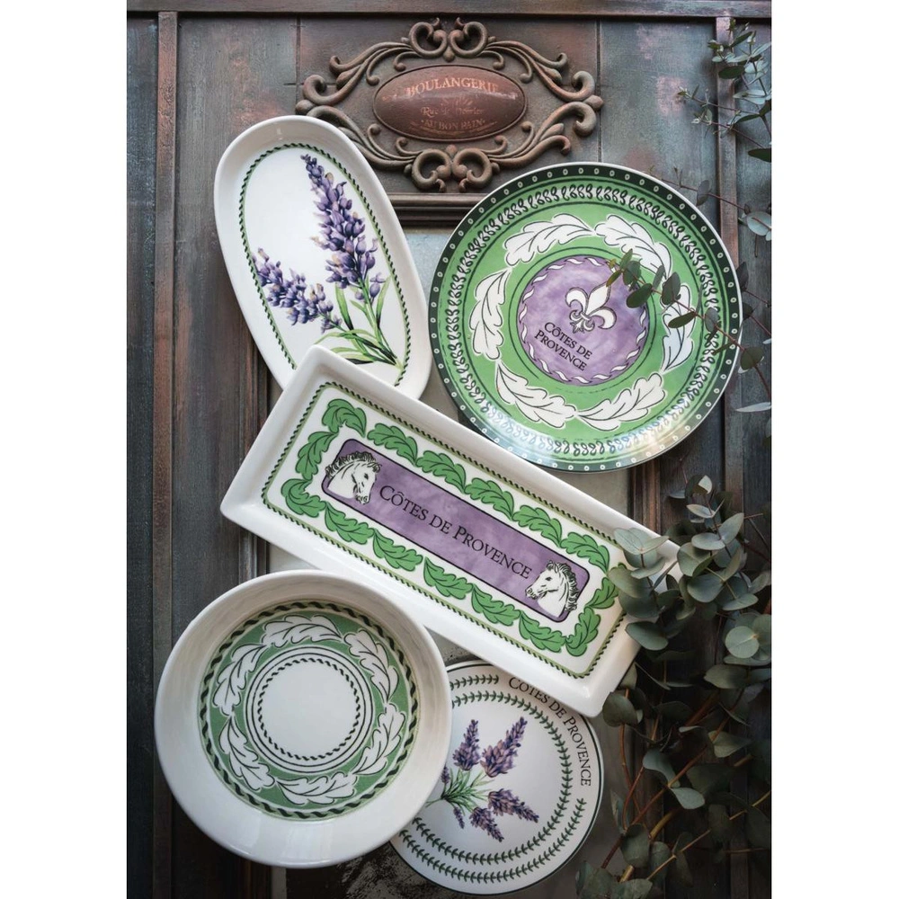 The Mia Provence Lavanta Pasta Tabağı 6lı Set 19 Cm Prc002 görseli 6