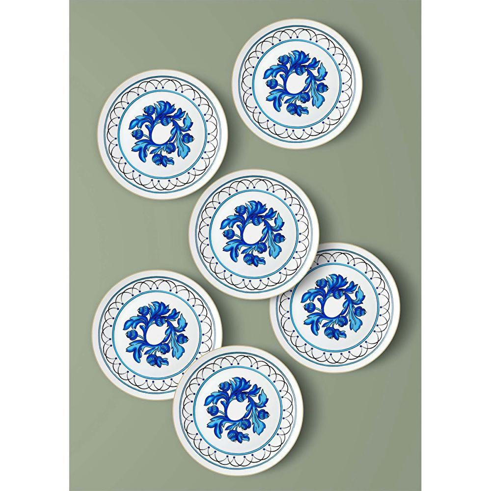 The Mia Azul Servis Tabağı 6 Kişilik görseli 3