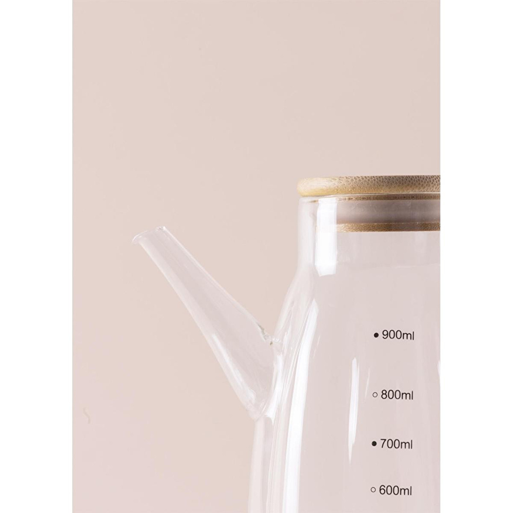 The Mia Bamboo Cam Zeytinyağı Şişesi 900 Cc Sse0040 görseli 4