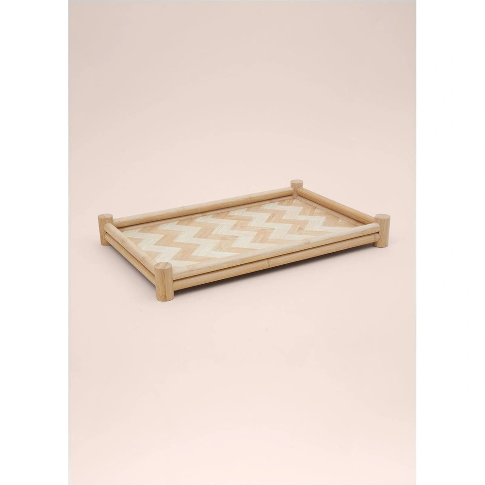 The Mia Wicker Bambu Tepsi 41x28 Cm Tps0071 görseli 3