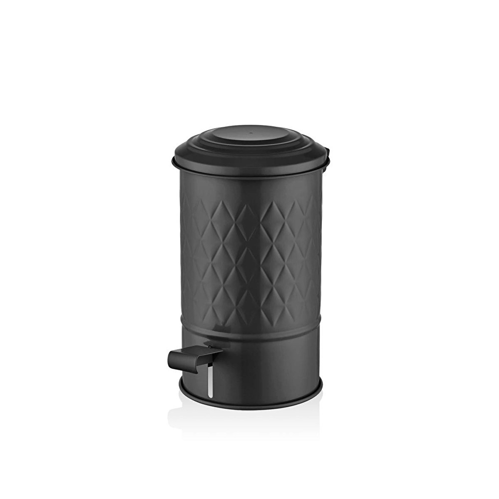 The Mia Prizma Çöp Kovası Banyo Siyah 5 Lt görseli 1