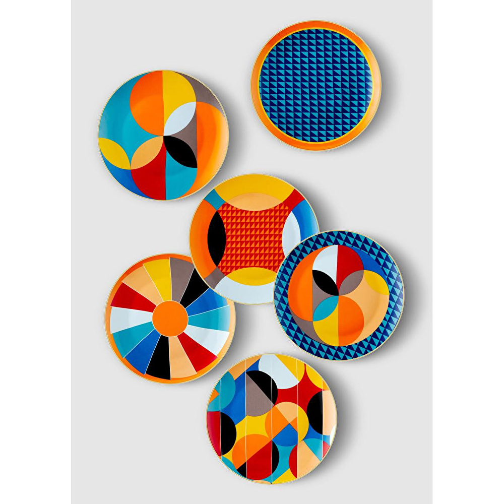 The Mia Shapes Servis Tabağı 6 Kişilik görseli 4