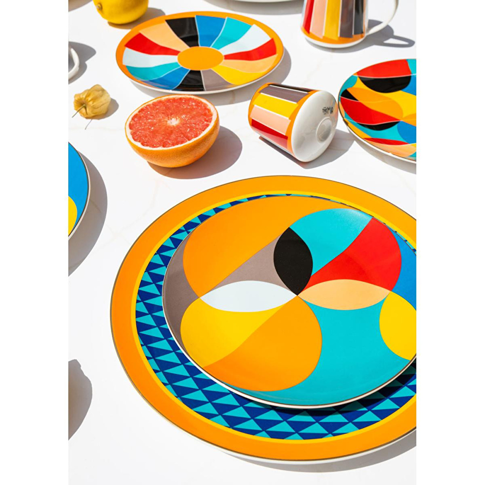 The Mia Shapes Servis Tabağı 6 Kişilik görseli 2