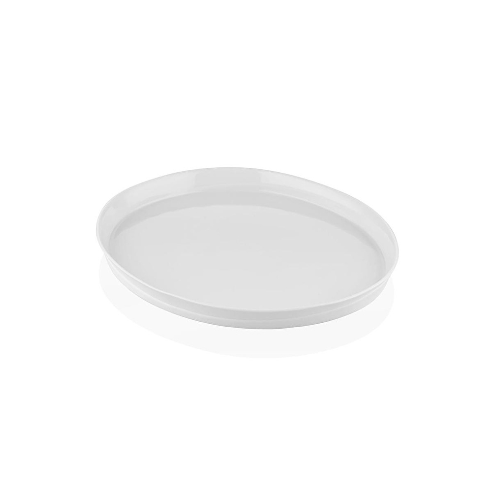 The Mia Cotta Limoges Servis Tabağı Beyaz 27x23 Cm görseli 5