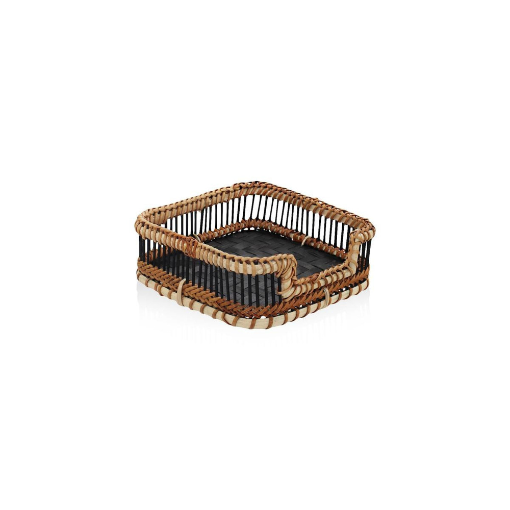 The Mia Bambu Peçetelik Siyah 18x4x6 Cm görseli 1