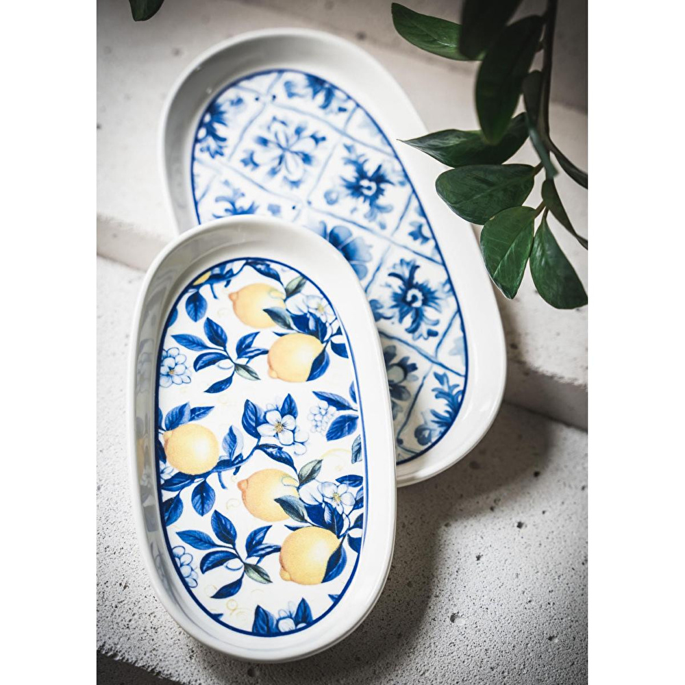 The Mia Odore Di Limone Oval Servis 2li 26 Cm Odl0012 görseli 3