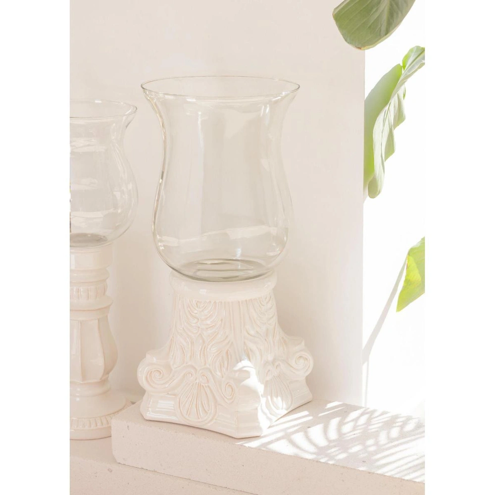 The Mia Cera Dekoratif Vazo 27x27x58 Cm görseli 2