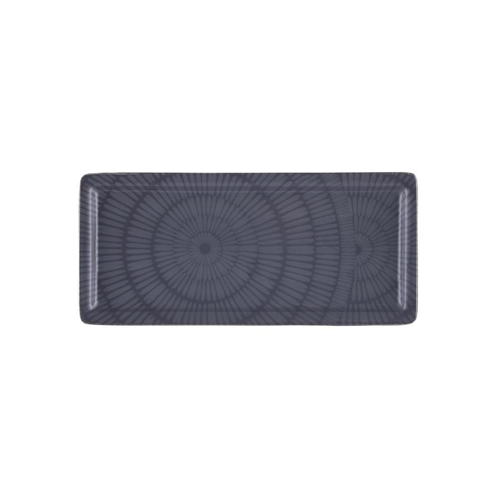 The Mia Noon Dikdörtgen Servis Gri 35x16 Cm görseli 2