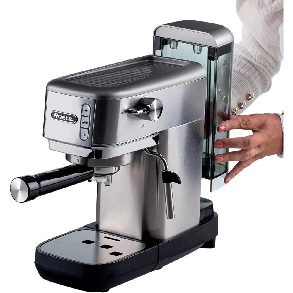 Ariete Moderna Espresso Slim Kahve Makinesi - Gümüş görseli 5