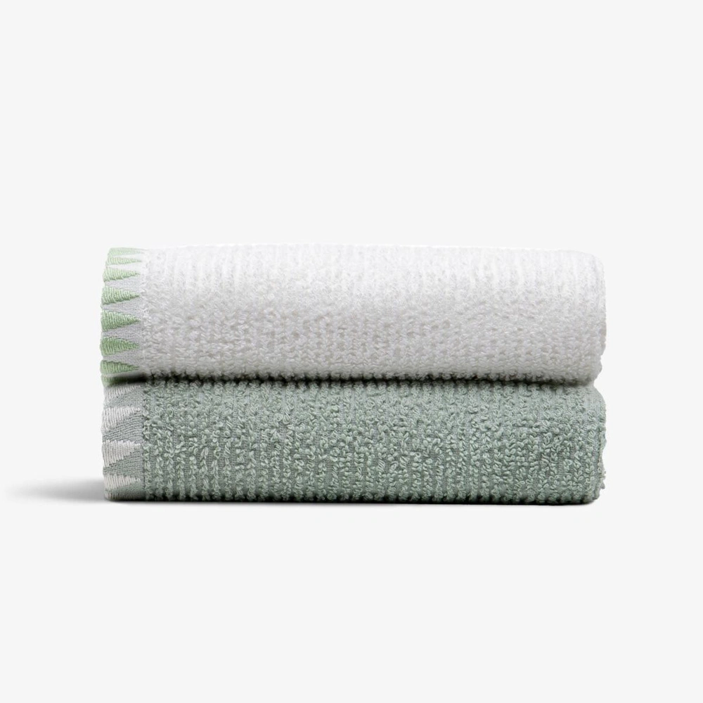Green Black Vera 2'li Mutfak Havlusu Krem-mint görseli 2