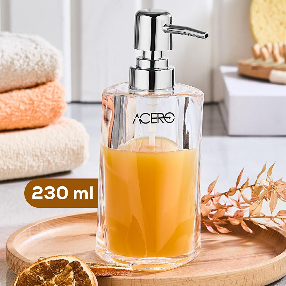 Vienev Akrilik Sıvı Sabunluk 230 Ml Şeffaf 1995 görseli 1