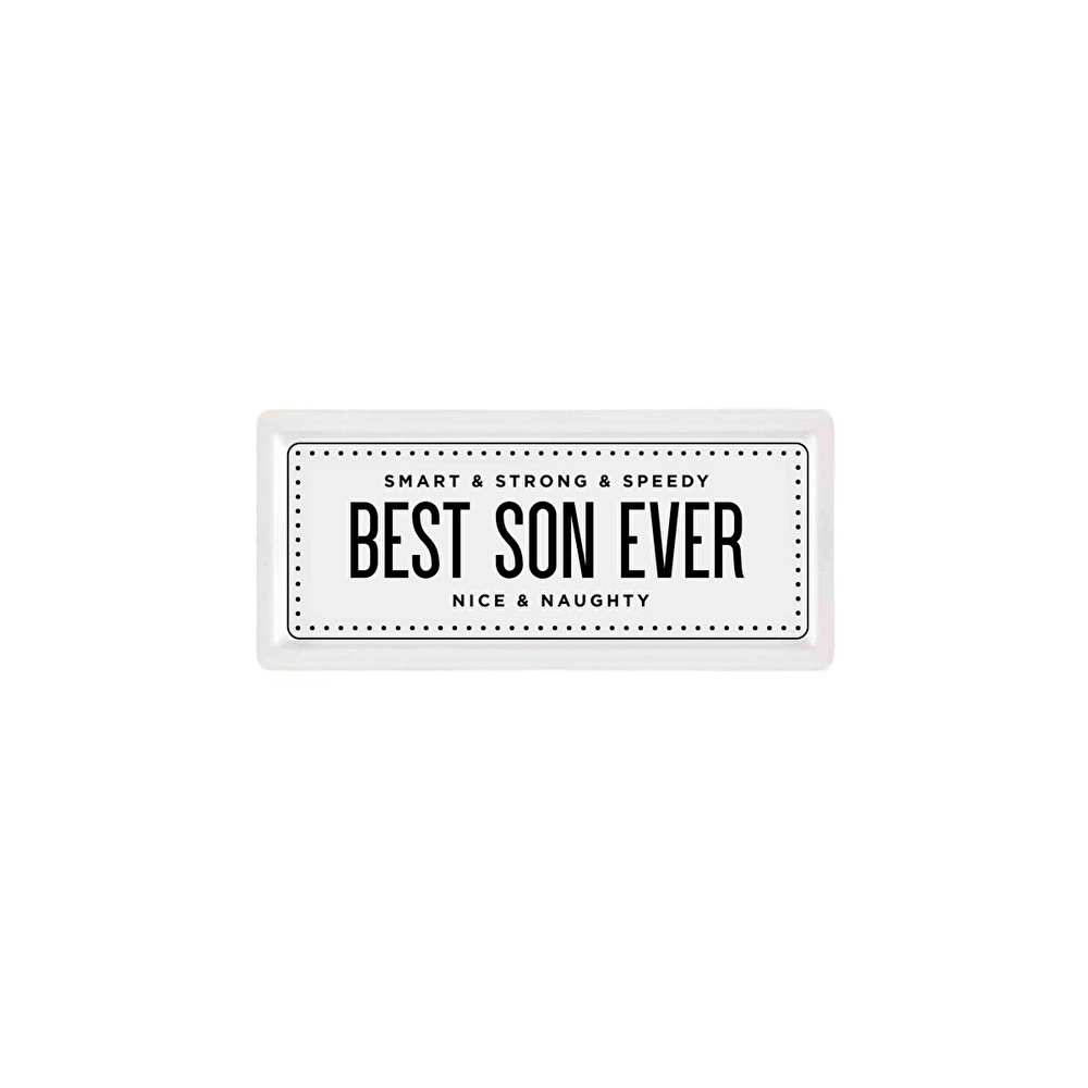 The Mia Dikdörtgen Servis Best Son Ever - 35 X 16 Cm görseli 1