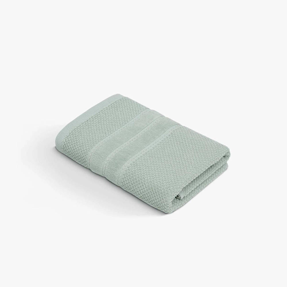 Green Black Anna Yüz Havlusu Mint görseli 1