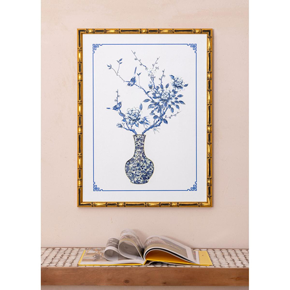 The Mia Floral Tablo 60x80x4 Cm Tbl0091 görseli 1