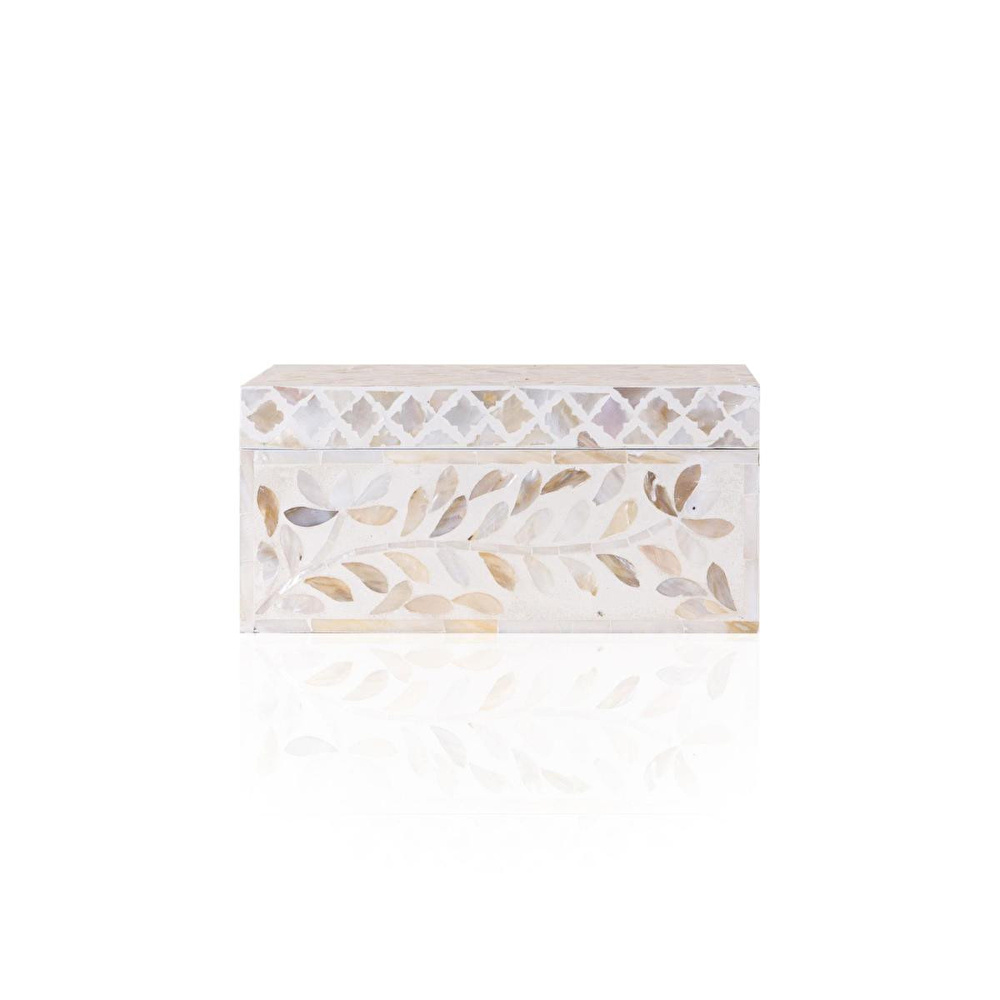 The Mia Sedef Dikdörtgen Kutu 25x16x12 Cm Tlc0071 görseli 1