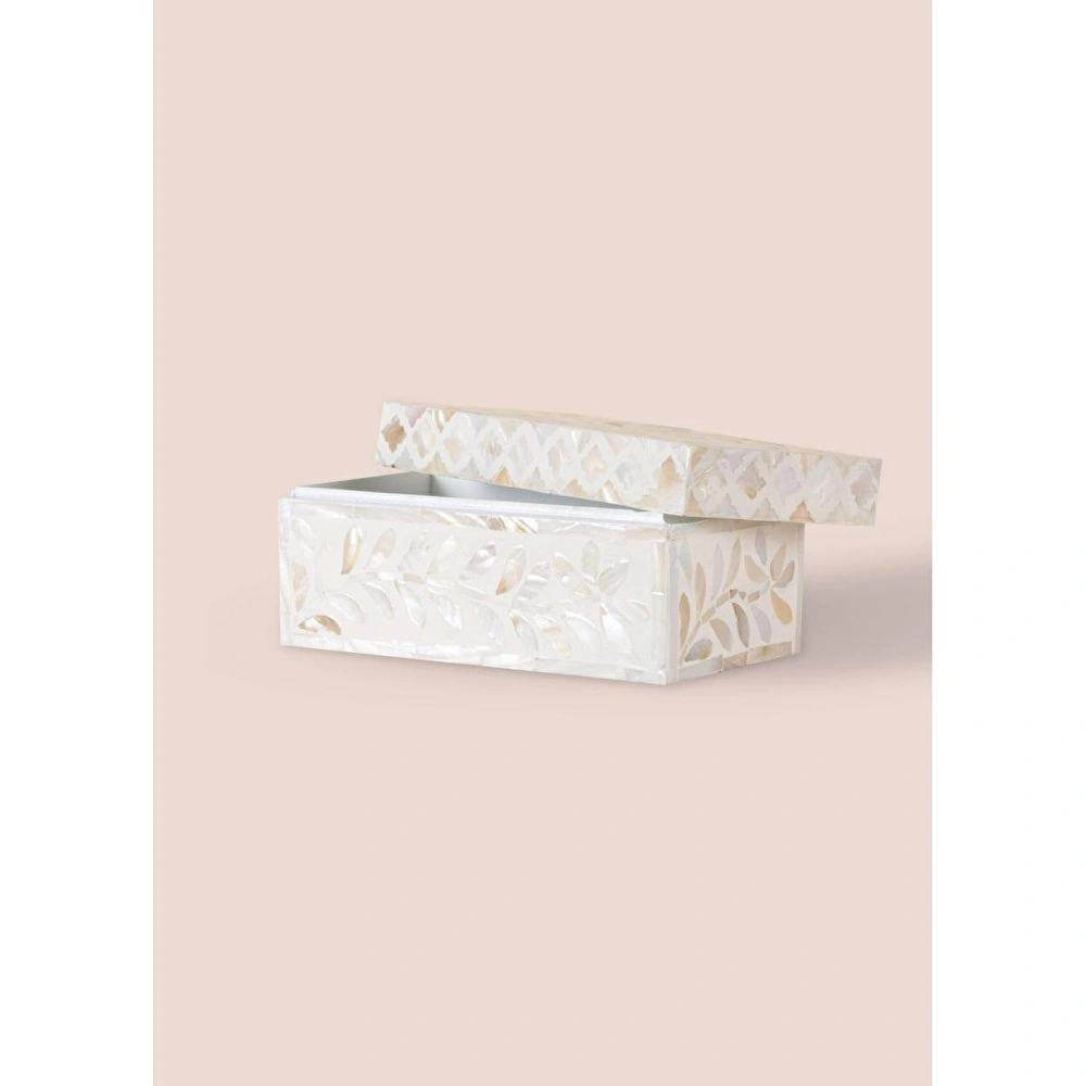 The Mia Sedef Dikdörtgen Kutu 21x12x10 Cm Tlc0072 görseli 4