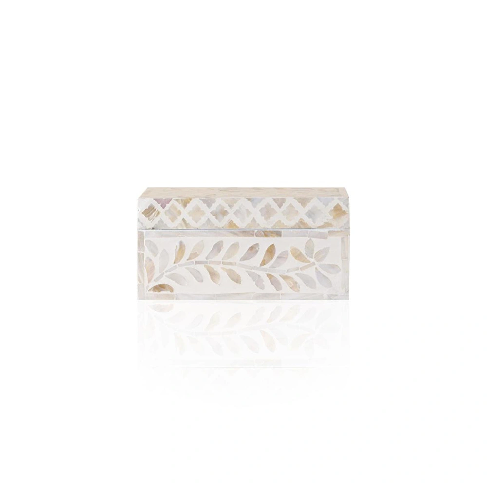 The Mia Sedef Dikdörtgen Kutu 21x12x10 Cm Tlc0072 görseli 1