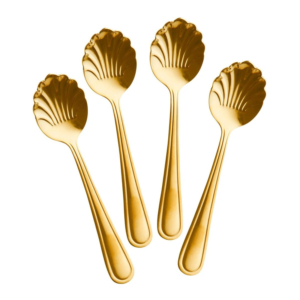 Rice Paslanmaz Çelik - Gold Tatlı Kaşığı görseli 1